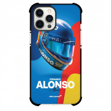 F1 Formula One Fernando Alonso Phone Case For iPhone Samsung Galaxy Pixel OnePlus Vivo Xiaomi Asus Sony Motorola Nokia - Fernando Alonso 2018 Mclearn Helmet Poster