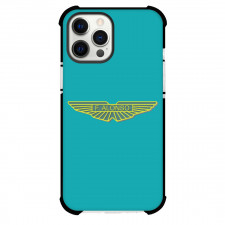 F1 Formula One Fernando Alonso Phone Case For iPhone Samsung Galaxy Pixel OnePlus Vivo Xiaomi Asus Sony Motorola Nokia - Fernando Alonso Logo On Cyan Background