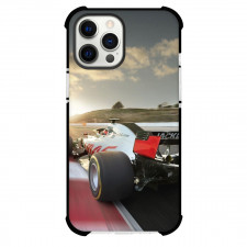 F1 Formula One Team Haas Case For iPhone Samsung Galaxy Pixel OnePlus Vivo Xiaomi Asus Sony Motorola Nokia - In the Middle of Race