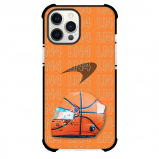 F1 Formula One Lando Norris Phone Case For iPhone Samsung Galaxy Pixel OnePlus Vivo Xiaomi Asus Sony Motorola Nokia - Lando Norris Orange Helmet On LN4 Pattern Art