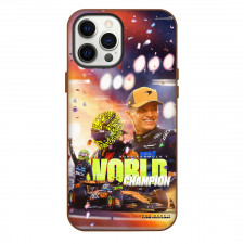 F1 Formula One Lando Norris Phone Case For iPhone Samsung Galaxy Pixel OnePlus Vivo Xiaomi Asus Sony Motorola Nokia - World Champion Smiling Portrait Poster