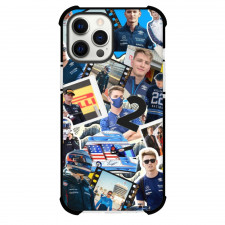 F1 Formula One Logan Sargeant Case For iPhone Samsung Galaxy Pixel OnePlus Vivo Xiaomi Asus Sony Motorola Nokia - Film Collage Art