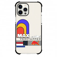 F1 Formula One Max Verstappen Case For iPhone Samsung Galaxy Pixel OnePlus Vivo Xiaomi Asus Sony Motorola Nokia - Car Race Elements Gray Background
