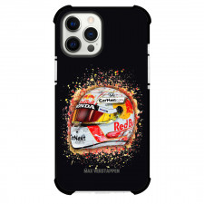 F1 Formula One Max Verstappen Phone Case For iPhone Samsung Galaxy Pixel OnePlus Vivo Xiaomi Asus Sony Motorola Nokia - Max Verstappen Helmet On Black Background