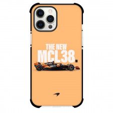 F1 Formula One McLaren Phone Case For iPhone Samsung Galaxy Pixel OnePlus Vivo Xiaomi Asus Sony Motorola Nokia - McLaren The New MCL38 On Orange Background