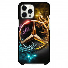 F1 Formula One Team Mercedes Benz Case For iPhone Samsung Galaxy Pixel OnePlus Vivo Xiaomi Asus Sony Motorola Nokia - Colorful Metal Logo Art