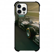 F1 Formula One Team Mercedes Benz Case For iPhone Samsung Galaxy Pixel OnePlus Vivo Xiaomi Asus Sony Motorola Nokia - Midst of Race Portrait