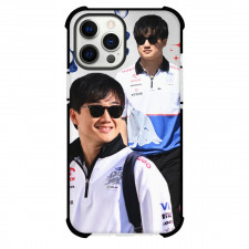 F1 Formula One Yuki Tsunoda Case For iPhone Samsung Galaxy Pixel OnePlus Vivo Xiaomi Asus Sony Motorola Nokia - Wearing Shades Poster