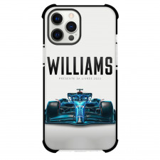 F1 Formula One Team Williams Case For iPhone Samsung Galaxy Pixel OnePlus Vivo Xiaomi Asus Sony Motorola Nokia - Minimalist White Poster