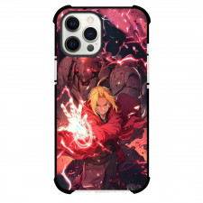 Fullmetal Alchemist Edward Elric & Alphonse Elric Phone Case For iPhone Samsung Galaxy Pixel OnePlus Vivo Xiaomi Asus Sony Motorola Nokia - Edward & Alphonse Both are Shown his Power on Sky