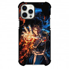 Fullmetal Alchemist Roy Mustang Phone Case For iPhone Samsung Galaxy Pixel OnePlus Vivo Xiaomi Asus Sony Motorola Nokia - Roy Showing his Power Wear Blue Costume