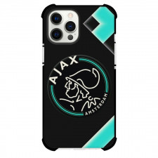AFC Ajax Phone Case For iPhone Samsung Galaxy Pixel OnePlus Vivo Xiaomi Asus Sony Motorola Nokia - Ajax Logo Black and Blue Background