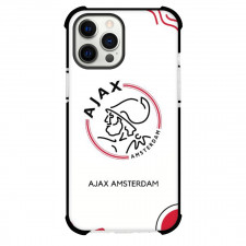 AFC Ajax Phone Case For iPhone Samsung Galaxy Pixel OnePlus Vivo Xiaomi Asus Sony Motorola Nokia - Ajax Logo White and Red Background