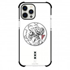 AFC Ajax Phone Case For iPhone Samsung Galaxy Pixel OnePlus Vivo Xiaomi Asus Sony Motorola Nokia - Ajax Logo White XXX Background