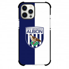 West Bromwich Albion F.C. Phone Case For iPhone Samsung Galaxy Pixel OnePlus Vivo Xiaomi Asus Sony Motorola Nokia - West Bromwich Albion F.C. Logo On Blue White Background
