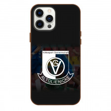 Altglienicke Football Club Phone Case For iPhone Samsung Galaxy Pixel OnePlus Vivo Xiaomi Asus Sony Motorola Nokia - Logo In Team Background