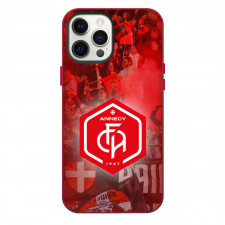 FC Annecy Phone Case For iPhone Samsung Galaxy Pixel OnePlus Vivo Xiaomi Asus Sony Motorola Nokia - Logo Crowd Cheering Background Football Club