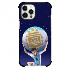 Argentina Lionel Messi Case For iPhone Samsung Galaxy Pixel OnePlus Vivo Xiaomi Asus Sony Motorola Nokia - Lionel Messi Lifting the Ball Night Sky Background