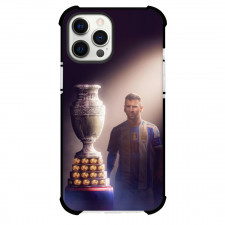 Argentina Lionel Messi Case For iPhone Samsung Galaxy Pixel OnePlus Vivo Xiaomi Asus Sony Motorola Nokia - Lionel Messi Standing Beside the Trophy