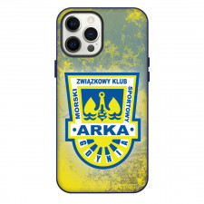 Arka Gdynia Phone Case For iPhone Samsung Galaxy Pixel OnePlus Vivo Xiaomi Asus Sony Motorola Nokia - Logo In Yellow And Gray Grunge Background