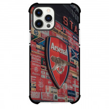 Arsenal FC Phone Case For iPhone Samsung Galaxy Pixel OnePlus Vivo Xiaomi Asus Sony Motorola Nokia - Arsenal FC Logo On Offical Partner Banner Picture