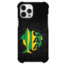 Club Atletico Aldosivi Phone Case For iPhone Samsung Galaxy Pixel OnePlus Vivo Xiaomi Asus Sony Motorola Nokia - Club Atletico Aldosivi Floral Pattern Background With Logo Splash Green Effect