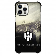Club Atletico Central Cordoba Phone Case For iPhone Samsung Galaxy Pixel OnePlus Vivo Xiaomi Asus Sony Motorola Nokia - Club Atletico Central Cordoba Stadium with Logo Diagonal Stripe Silhouette Effect