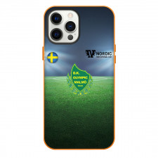 BK Olympic Phone Case For iPhone Samsung Galaxy Pixel OnePlus Vivo Xiaomi Asus Sony Motorola Nokia - BK Olympic Logo On Football Ground Background Football Club