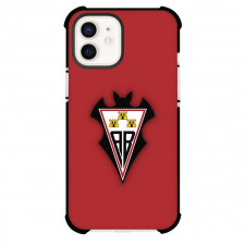 Albacete Balompie Phone Case For iPhone Samsung Galaxy Pixel OnePlus Vivo Xiaomi Asus Sony Motorola Nokia - Albacete Balompie Logo On Red Background Football Club