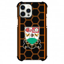 EFL League Two Barnet Phone Case For iPhone Samsung Galaxy Pixel OnePlus Vivo Xiaomi Asus Sony Motorola Nokia - Hexagon Pattern Large Logo Sticker