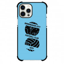 Birmingham City FC Phone Case For iPhone Samsung Galaxy Pixel OnePlus Vivo Xiaomi Asus Sony Motorola Nokia - Birmingham City FC Black Logo On SkyBlue Background