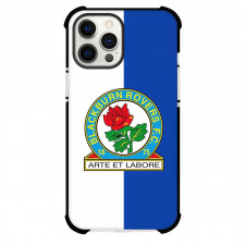 Blackburn Rovers FC Phone Case For iPhone Samsung Galaxy Pixel OnePlus Vivo Xiaomi Asus Sony Motorola Nokia - Blackburn Rovers FC Logo On White Blue Background