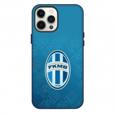 FK Mlada Boleslav Phone Case For iPhone Samsung Galaxy Pixel OnePlus Vivo Xiaomi Asus Sony Motorola Nokia - Logo Wordmark Pattern Blue Background