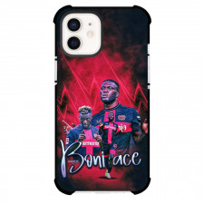 Victor Boniface Phone Case For iPhone Samsung Galaxy Pixel OnePlus Vivo Xiaomi Asus Sony Motorola Nokia - Bayer 04 Leverkusen Victor Boniface Fan Art Poster With Red Black Effect