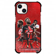 Victor Boniface Phone Case For iPhone Samsung Galaxy Pixel OnePlus Vivo Xiaomi Asus Sony Motorola Nokia - Bayer 04 Leverkusen Victor Boniface Red Graphic Art Poster