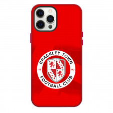 National League Brackley Town Phone Case For iPhone Samsung Galaxy Pixel OnePlus Vivo Xiaomi Asus Sony Motorola Nokia - Large Logo In Red Background