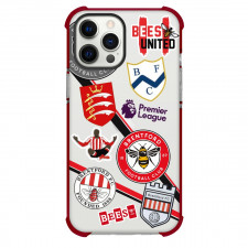 Brentford F.C Phone Case For iPhone And Samsung Galaxy Devices - Brentford F.C Mania Collage Logo