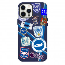 Brighton & Hove Albion F.C Phone Case For iPhone And Samsung Galaxy Devices - Brighton & Hove Albion F.C Mania Collage Logo