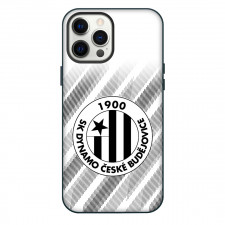SK Dynamo Ceske Budejovice Phone Case For iPhone Samsung Galaxy Pixel OnePlus Vivo Xiaomi Asus Sony Motorola Nokia - Logo In White And Black Abstract Background