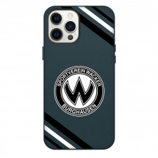 Burghausen Football Club Phone Case For iPhone Samsung Galaxy Pixel OnePlus Vivo Xiaomi Asus Sony Motorola Nokia - Large Logo With Stripe