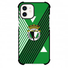 Burgos CF Phone Case For iPhone Samsung Galaxy Pixel OnePlus Vivo Xiaomi Asus Sony Motorola Nokia - Burgos CF Logo On Green Abstract Background Football Club