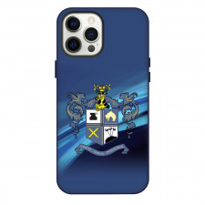 Bury Town Phone Case For iPhone Samsung Galaxy Pixel OnePlus Vivo Xiaomi Asus Sony Motorola Nokia - Logo In Blue Abstract Background Football Club