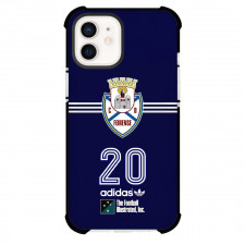 CD Feirense Phone Case For iPhone Samsung Galaxy Pixel OnePlus Vivo Xiaomi Asus Sony Motorola Nokia - CD Feirense Logo On White Stripe Blue Background