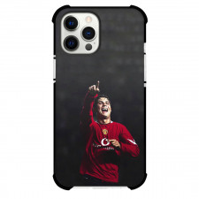 Cristiano Ronaldo Phone Case For iPhone Samsung Galaxy Pixel OnePlus Vivo Xiaomi Asus Sony Motorola Nokia - Cristiano Ronaldo Manchester United Smiling Celebration Poster