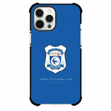 Cardiff City FC Phone Case For iPhone Samsung Galaxy Pixel OnePlus Vivo Xiaomi Asus Sony Motorola Nokia - Cardiff City FC Logo Blue Background