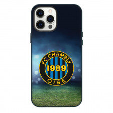 Chambly Oise Phone Case For iPhone Samsung Galaxy Pixel OnePlus Vivo Xiaomi Asus Sony Motorola Nokia - Logo In Field Background Football Club
