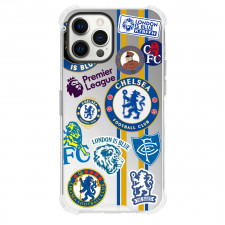 Chelsea F.C Phone Case For iPhone And Samsung Galaxy Devices - Chelsea F.C Mania Collage Logo