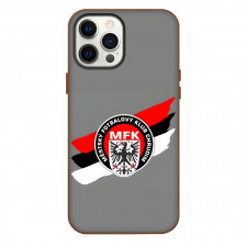 MFK Chrudim Phone Case For iPhone Samsung Galaxy Pixel OnePlus Vivo Xiaomi Asus Sony Motorola Nokia - Logo In Red And Black White Background