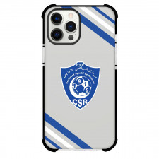 Croissant Sportive de Redeyef Phone Case For iPhone Samsung Galaxy Pixel OnePlus Vivo Xiaomi Asus Sony Motorola Nokia - Croissant Sportive de Redeyef Large Logo With Stripe