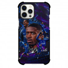 Ousmane Dembele Phone Case For iPhone Samsung Galaxy Pixel OnePlus Vivo Xiaomi Asus Sony Motorola Nokia - Ousmane Dembele Collage Blue Background
